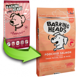 Barking Heads (Баркинг Хеадс) беззерновой корм для собак с Лососем и картофелем 