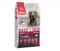 Blitz (Блиц) корм для собак Говядина/рис ADULT BEEF&RICE