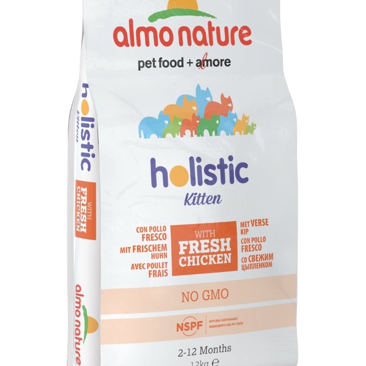 Almo Nature (Алмо Натур) для котят с курицей и коричневым рисом (holistic kitten chicken rice)