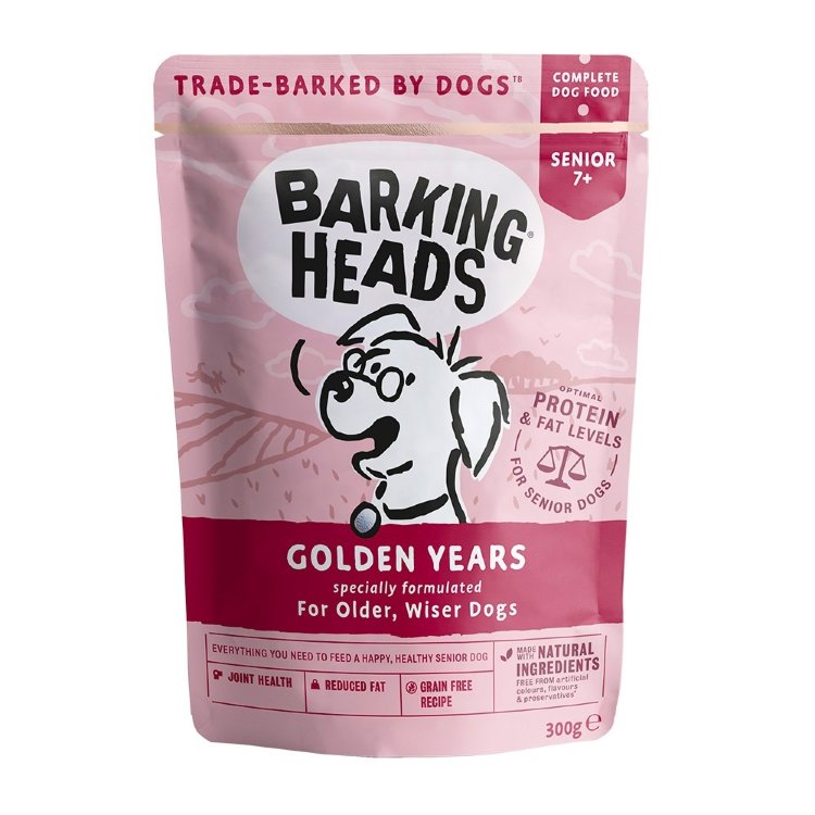 Barking Heads (Баркинг Хеадс) Паучи для собак старше 7 лет 