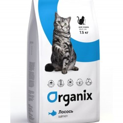 Organix (Органикс) для кошек со свежим лососем и рисом (adult cat salmon)