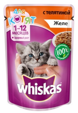 Whiskas (Вискас) паучи для котят 85 г