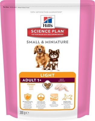 Hill`s (Хилс) adult light small&miniature для взрослых собак мелких и миниатюрных пород низкокалорийный