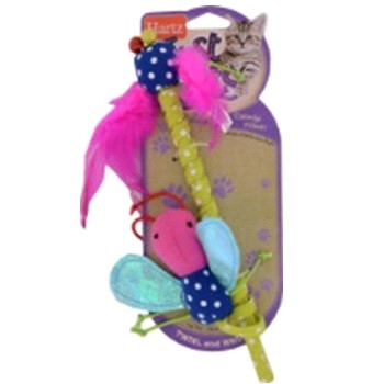 Hartz Игрушка д/кошек - Дразнилка с веселыми насекомыми,  Twirl & Whirl Cat Toy