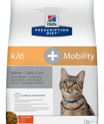 Hill`s (Хилс) prescription diet k d + mobility для кошек лечение почек + поддержка суставов