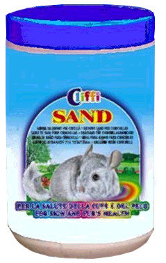 Cliffi (италия) песок для купания шиншилл (sand)