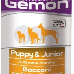 Gemon (Джемон) Dog консервы для щенков кусочки курицы с индейкой