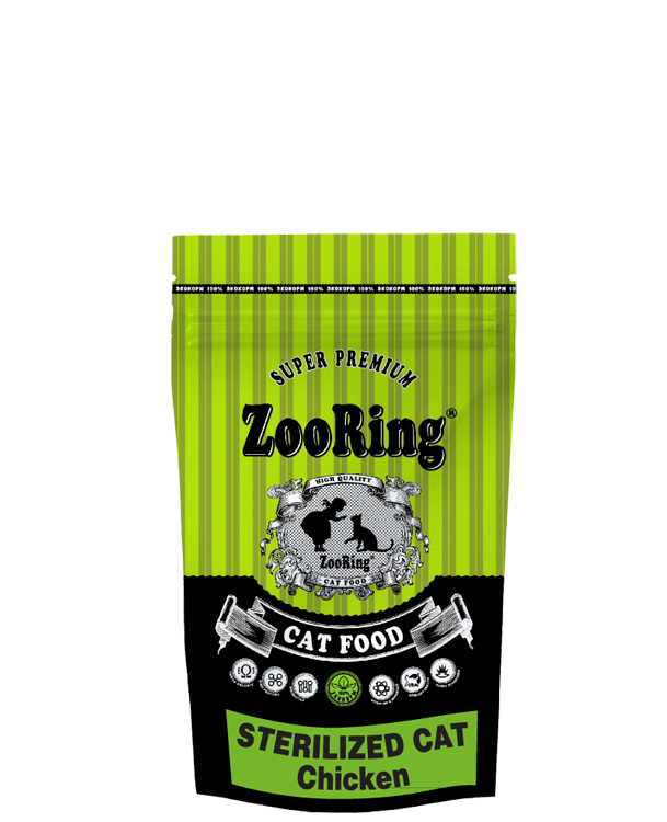 ZooRing (Зооринг) Sterilized Cat Chicken   Цыпленок