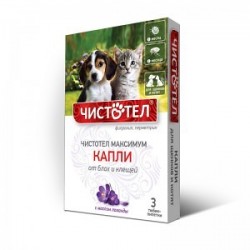 Экопром Чистотел Капли Максимум  для кошек от блох, клещей