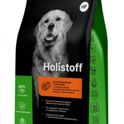Holistoff (Холистоф) cухой корм для взрослых собак и щенков средних и мелких пород с лососем и рисом