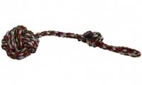 Papillon игрушка для собак "веревка с узлом", хлопок(cotton flossy toy ball with handle)