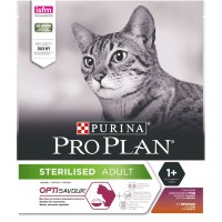 ПРОПЛАН (PROPLAN) для стерил. кошек и кастрир. котов, с высоким содержанием утки и с печенью