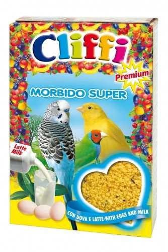 Cliffi (италия) яичный корм с молоком для всех зерноядных птиц (morbido super)