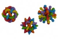 Papillon игрушка для собак "цветная головоломка", латекс (multi colour balls)