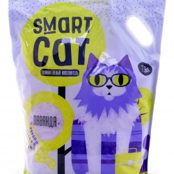 Smart cat силикагелевый наполнитель с ароматом лаванды
