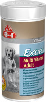 8 in 1 эксель мультивитамины для взрослых собак 8in1 excel multi vitamin adult