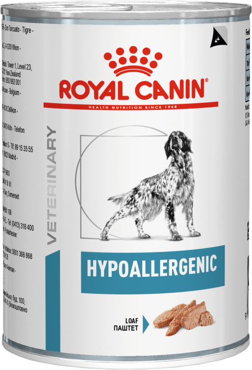 Royal Canin (Роял Канин) hypoallergenic консервы для собак при пищевой аллергии