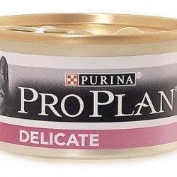 ПРОПЛАН (PROPLAN) delicate консервы для кошек с чувствительной кожей и пищеварением, с индейкой 24.608