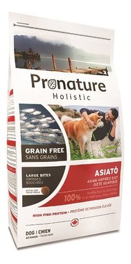 Pronature (Пронатюр) holistic  gf корм  для собак азиатская кухня (круп.гранула) с рыбой