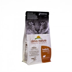 Almo Nature (Алмо Натур) для взрослых кошек с белой рыбой и коричневым рисом (holistic adult cat white fish rice)