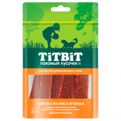 TiTBiT (Титбит) нарезка из мяса ягненка для маленьких собак