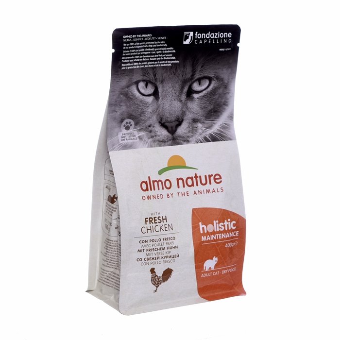 Almo Nature (Алмо Натур) для взрослых кошек с курицей и коричневым рисом (holistic adult cat chicken rice)