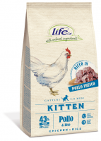Lifecat (Лайфкет) Kitten Chicken корм для котят со свежей курицей