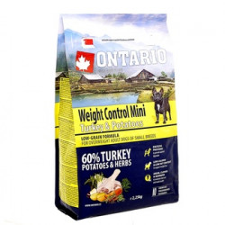 Ontario (Онтарио) для собак малых пород контроль веса с индейкой и картофелем