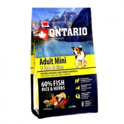 Ontario (Онтарио) для собак малых пород с 7 видами рыбы и рисом