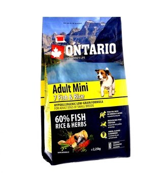 Ontario (Онтарио) для собак малых пород с 7 видами рыбы и рисом