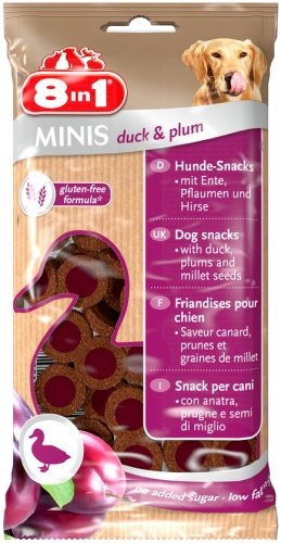 8in1 минис утка и слива, с просом, minis duck & plums