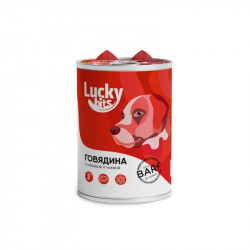 Консервы Lucky bits (Лаки битс)  для собак всех пород , 400 г