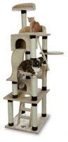 Trixie домик для кошки "adiva", бежевый коричневый