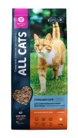 All Cats  (Олл Кэтс) Сухой корм для cтерилизованных кошек с индейкой