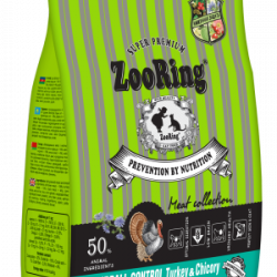 ZooRing (Зооринг) Adult Cat Hairball Control Turkey&Chicory (Индейка с цикорием)