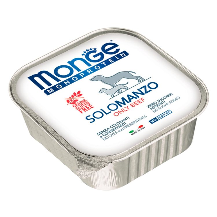 Monge (Монж) dog Monoprotein Solo консервы для собак паштет 150г