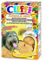 Cliffi (италия) лакомство для собак "хрустящее печенье" (jungla mix )