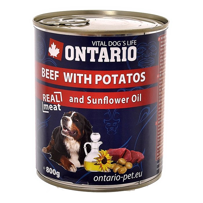 Ontario (Онтарио) консервы для собак 800г
