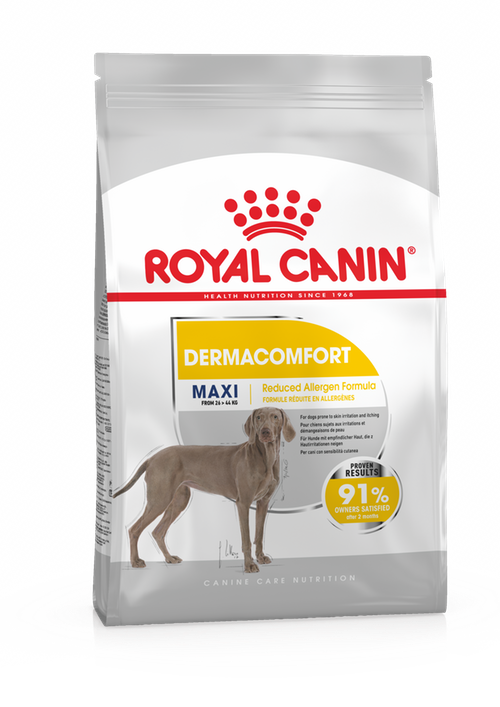Royal Canin (Роял Канин) maxi dermacomfort для собак крупных пород склонных к кожным раздражениям и зуду