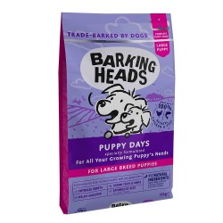 Barking Heads (Баркинг Хеадс) для щенков Крупных пород с курицей, лососем и рисом 