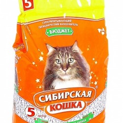 Сибирская кошка бюджет: впитывающий наполнитель