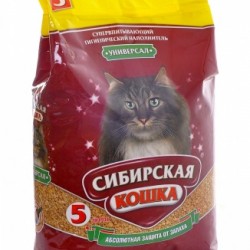 Сибирская кошка универсал: впитывающий наполнитель (цеолит)