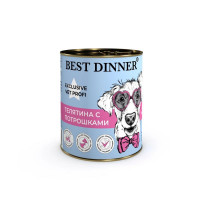Best Dinner (Бест Диннер) консервы для собак Gastro Intestinal Vet Profi "Телятина с потрошками", 340 гр