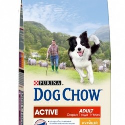 Dog Chow (Дог Чау) для активных собак с курицей