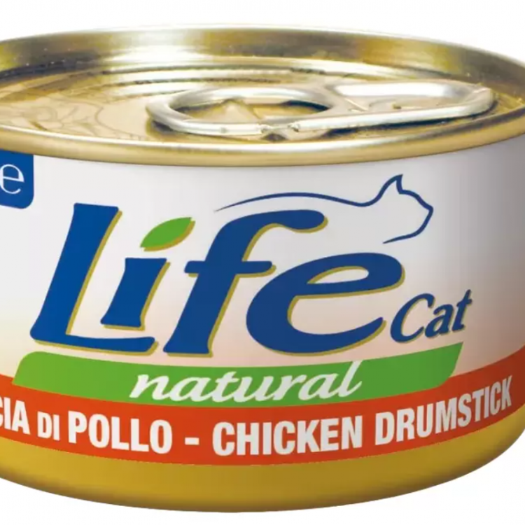 Lifecat (Лайфкет) Chicken with Liver - консервы для кошек курица с печенью в бульоне