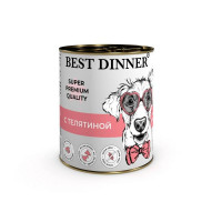 Best Dinner (Бест Диннер) консервы Мясные деликатесы для взрослых собак и щенков с 6 мес., 340 гр