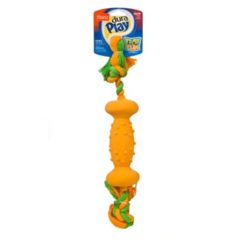 Hartz игрушка  для собак - гантель, латекс с наполнителем, dura play dumbell dog toy