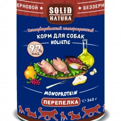 Solid Natura Holistic  влажный корм для собак жестяная банка 0,34 кг