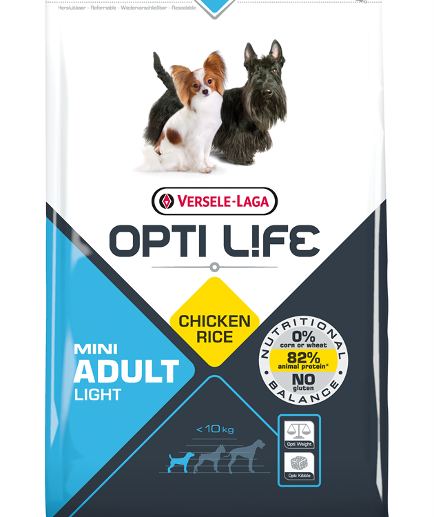 Opti Life (Опти Лайф) Для собак малых пород с курицей и рисом, контроль веса (Adult Light Mini)
