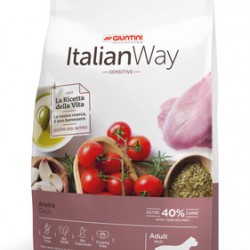 Italian Way (Итальян Вэй) Беззерновой корм для собак крупных пород с чувствительным пищеварением с уткой